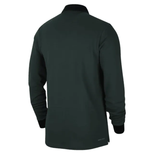 Spartans, Michigan State Nike Dri-Fit UV Coaches Long Sleeve Top