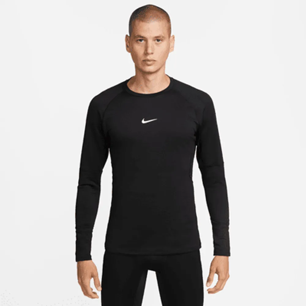 nike grey long sleeve top