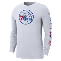 Philadelphia 76ers City Edition Men's Nike NBA Long-Sleeve T-Shirt. Nike.com