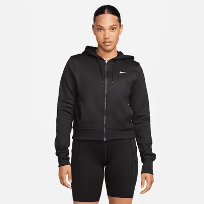 Nike Women's Assymetrical (NFL Pittsburgh Steelers) Full-Zip Hoodie in Black, Size: Small | 00CY057Y7L-06K