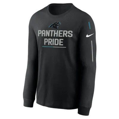 Nike Team Slogan (NFL Carolina Panthers) Men's Long-Sleeve T-Shirt. Nike.com