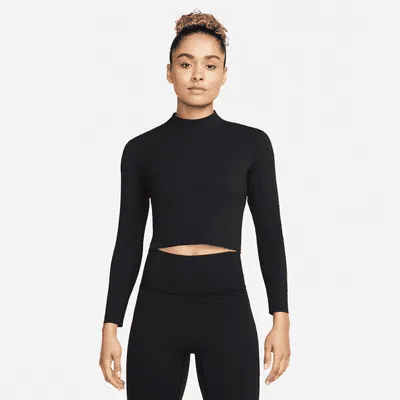 Nike Yoga Dri-FIT Luxe Women's Long Sleeve Crop Top. Nike.com