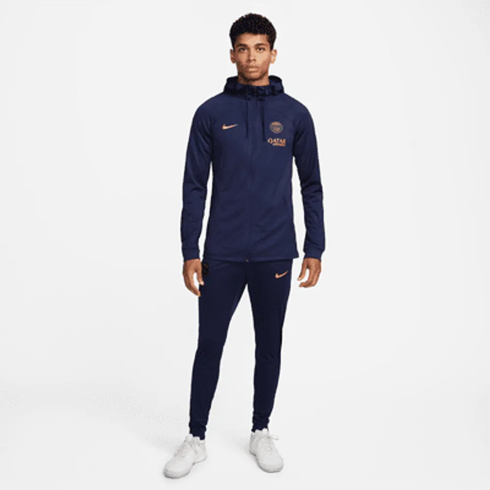 F.C. Barcelona Strike Men's Nike Dri-FIT Football Hooded Knit