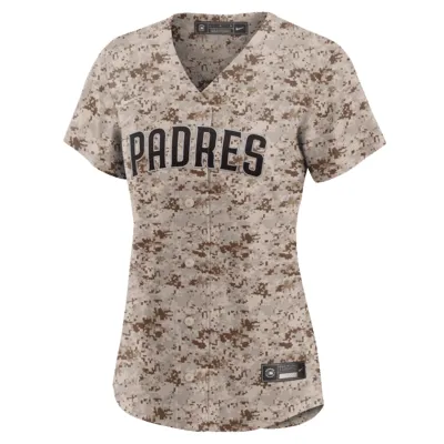 Manny Machado San Diego Padres USMC Men's Nike MLB Replica Jersey