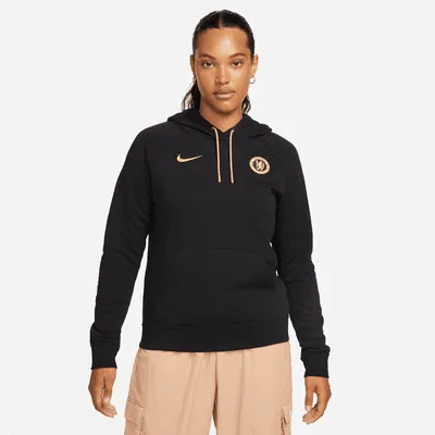 Chelsea FC Essential Women's Nike Fleece Pullover Hoodie. Nike.com