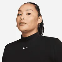 Nike Sportswear Essential Women's Long-Sleeve Mock-Neck Top (Plus Size). Nike.com