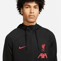 Liverpool FC Strike Away Men's Nike Dri-FIT Hooded Soccer Track Jacket. Nike.com