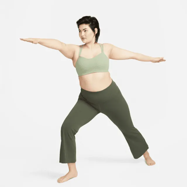 Nike Women's Yoga Therma-FIT Luxe Top (Plus Size) in Green - ShopStyle