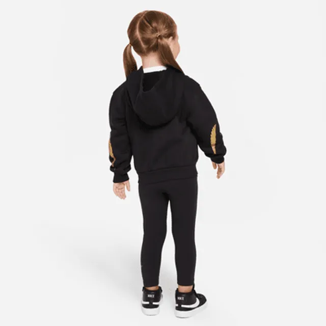 Nike Kids' Notebook Dri-Fit Hoodie & Leggings Set, Hemp, 2-3 years