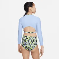 Nike Big Kids' (Girls') Long-Sleeve Crop Top and High Waist Bottom Set. Nike.com