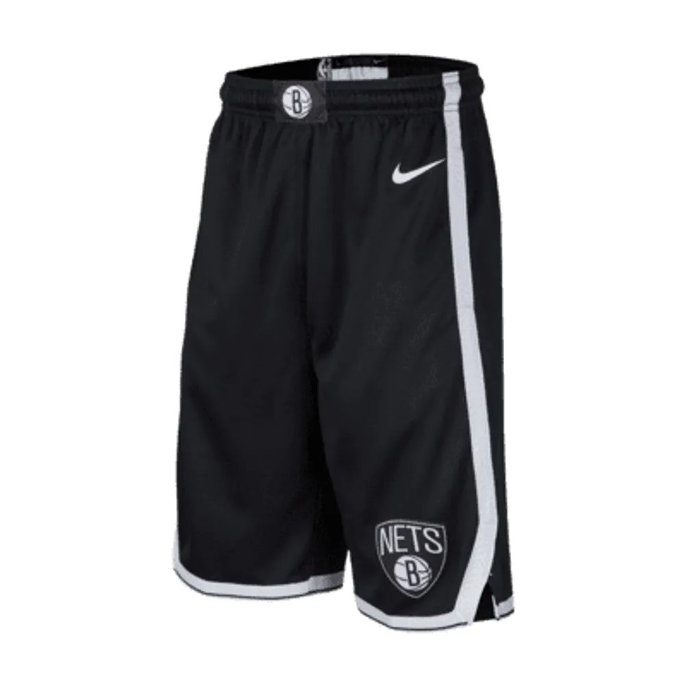 Nike Brooklyn Nets Icon Edition Older Kids' Nike NBA Swingman Shorts. UK
