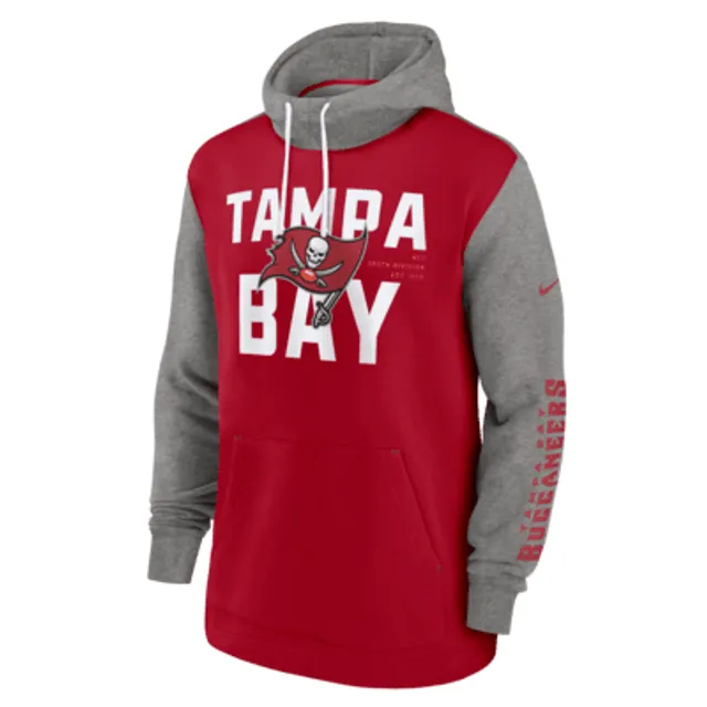 Men's Tampa Bay Buccaneers Nike Anthracite Crucial Catch Performance Hoodie