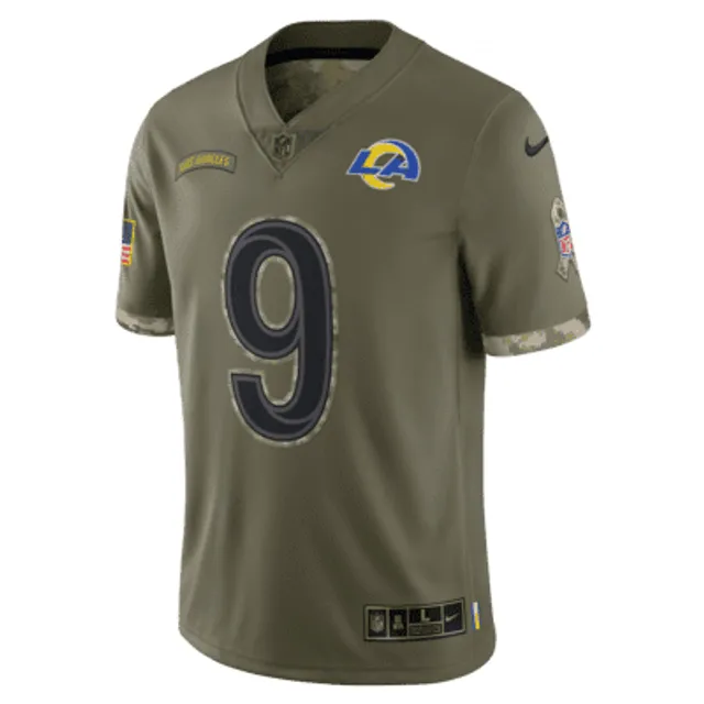 Youth Nike Matthew Stafford Bone Los Angeles Rams Game Jersey in Cream