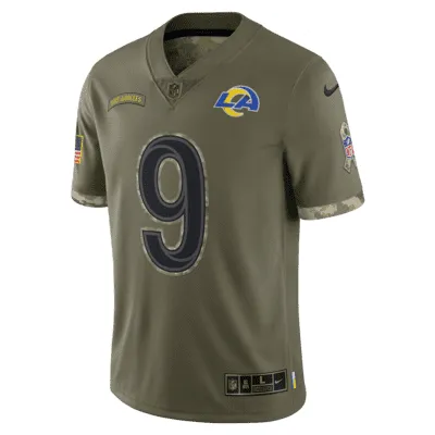 NFL Los Angeles Rams Salute to Service (Aaron Donald) Men's Limited Football Jersey. Nike.com