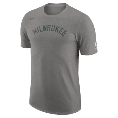 Milwaukee Bucks City Edition Men's Nike NBA Logo T-Shirt. Nike.com