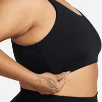 Nike Alate All U Women's Light-Support Lightly Lined U-Neck Sports Bra (Plus Size). Nike.com