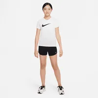 Nike Dri-FIT One Big Kids' (Girls') High-Waisted Training Shorts (Extended Size). Nike.com
