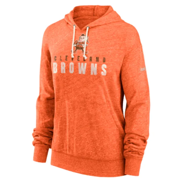 Nike Gym Vintage (NFL Cleveland Browns) Women's Pullover Hoodie.