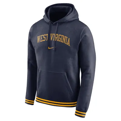 Nike College Retro (West Virginia) Men's Fleece Hoodie. Nike.com