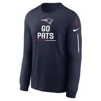 Nike Team Slogan (NFL New England Patriots) Men's Long-Sleeve T-Shirt. Nike.com