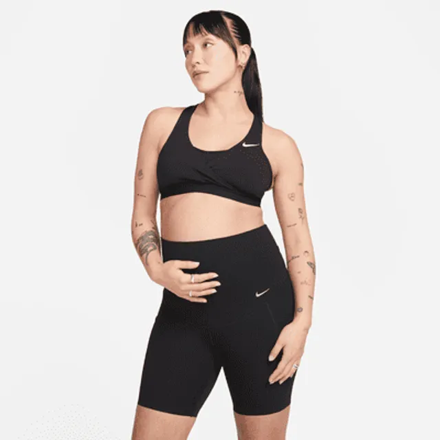 Nike Zenvy (M) Women's Gentle-Support High-Waisted 7/8 Leggings with Pockets  (Maternity). UK