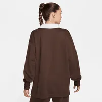 Nike Sportswear Essential Women's Oversized Long-Sleeve Polo. Nike.com