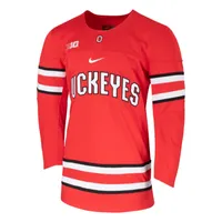 Ohio State Men's Nike College Hockey Jersey. Nike.com