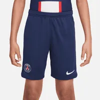 Paris Saint-Germain 2022/23 Stadium Home Big Kids' Nike Dri-FIT Soccer Shorts. Nike.com