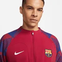 FC Barcelona Academy Pro Men's Nike Full-Zip Knit Soccer Jacket. Nike.com