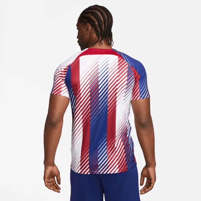 Nike USMNT Men's Dri-Fit Pre-Match Soccer Top White