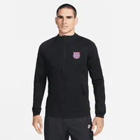 FC Barcelona Academy Pro Men's Knit Soccer Jacket. Nike.com