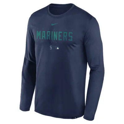 Nike Dri-FIT Team Legend (MLB Seattle Mariners) Men's Long-Sleeve T-Shirt. Nike.com