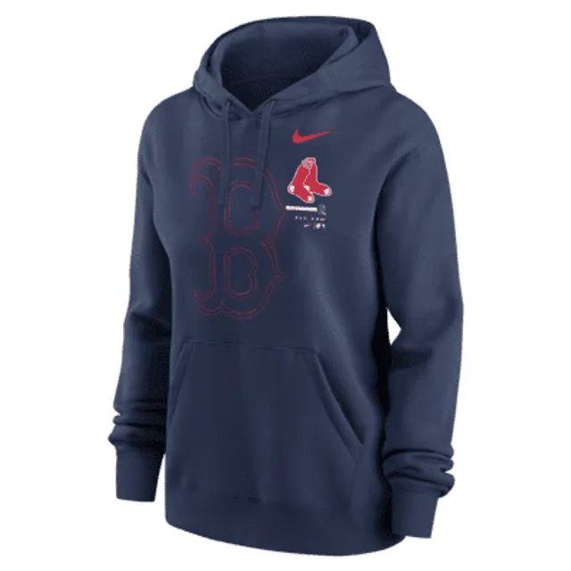 Women's Boston Red Sox Nike Gray Performance Pullover Hoodie