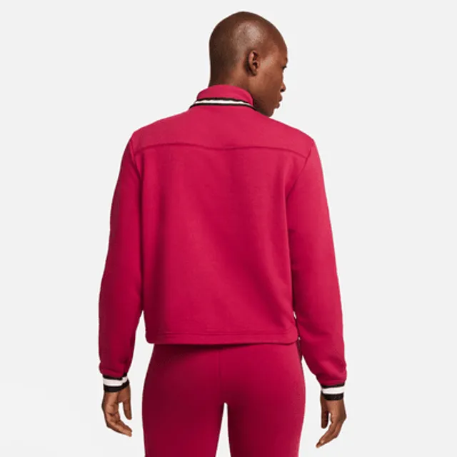 Nike Court Dri-FIT Heritage French Terry Tennis Pants 'Noble Red