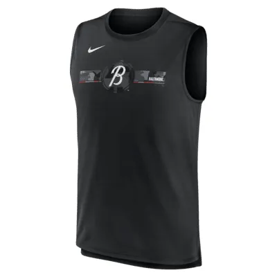 Nike Breathe City Connect (MLB Baltimore Orioles) Men's Muscle Tank. Nike.com