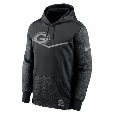 Nike Therma RFLCTV Logo (NFL Green Bay Packers) Men's Pullover Hoodie. Nike.com