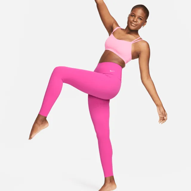Nike Women's Zenvy Gentle-support High-waisted 7/8 Leggings In Brown