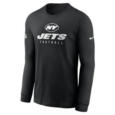 New York Jets Nike NFL On Field Apparel Dri-Fit Long Sleeve Shirt Men's 3XL