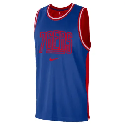 Philadelphia 76ers Courtside Men's Nike Dri-FIT NBA Tank. Nike.com