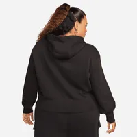 Nike Sportswear Club Fleece Women's Oversized Crop Graphic Hoodie (Plus Size). Nike.com