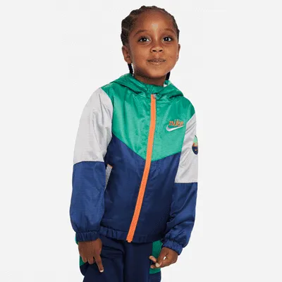 Nike Fleece-Lined Windbreaker Little Kids' Jacket. Nike.com