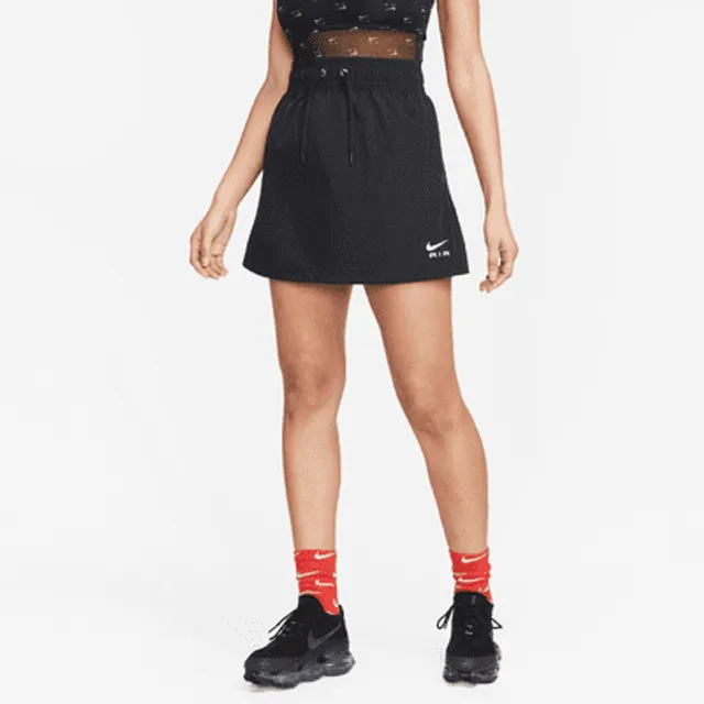 Nike Air Women's High-Waisted Woven Miniskirt. UK