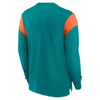 Nike Rewind Playback Helmet (NFL Miami Dolphins) Men's Long-Sleeve T-Shirt. Nike.com