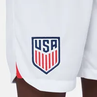 U.S. 2022/23 Stadium Home Big Kids' Nike Dri-FIT Soccer Shorts. Nike.com