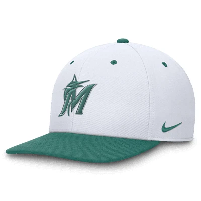 Miami Marlins Bicoastal 2-Tone Pro Men's Nike Dri-FIT MLB Adjustable Hat. Nike.com