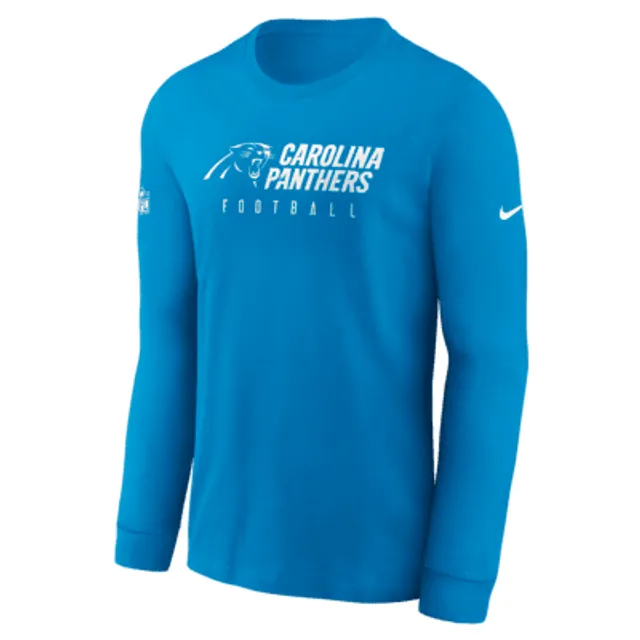 Carolina Panthers NFL Mens Printed Gradient Long Sleeve Shirt