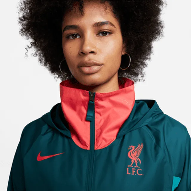 Liverpool Nike Winterized AWF Hoodie Full-Zip Jacket - Red