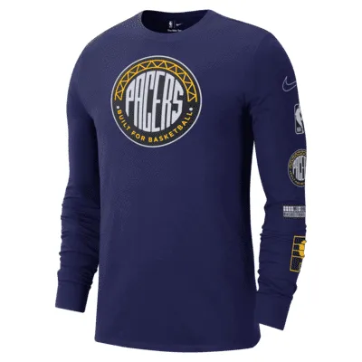 Indiana Pacers City Edition Men's Nike NBA Long-Sleeve T-Shirt. Nike.com