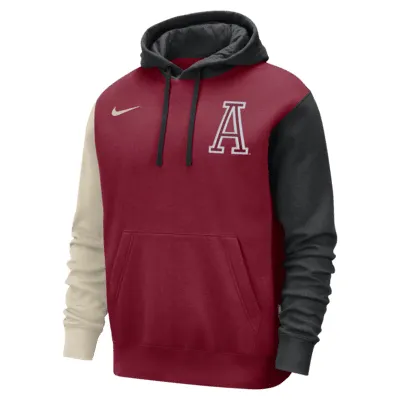 Alabama Club Fleece Men's Nike Pullover Hoodie. Nike.com