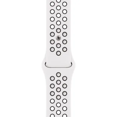 45mm Summit White/Black Nike Sport Band - S/M. Nike.com